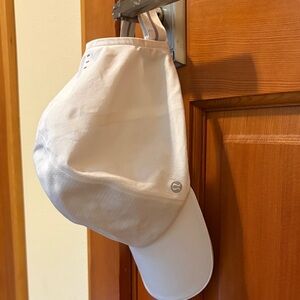 Lululemon Athletica Mesh Lightweight White Hat OS LIKE NEW